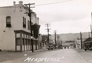 Suburb Prints: View of Meaderville, Butte, Montana, USA