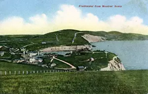 View from Meedres Down, Freshwater, Isle of Wight