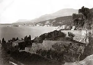 View of Mentone, France, circa 1890