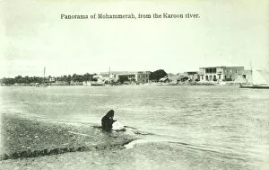 Iranian Collection: View of Mohammerah from the Karun River