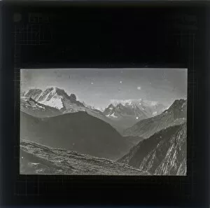 Images Dated 20th May 2019: View of Mont Blanc Range from the top of mountain