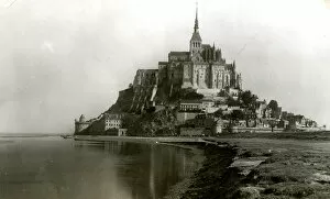 Images Dated 12th July 2016: View of Mont Saint-Michel, Normandy, France, WW2
