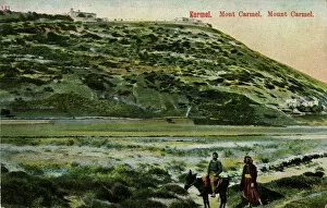 Israel Collection: View of Mount Carmel, Israel