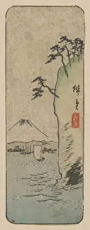 Honmoku Prints: View of Mount Fuji from Honmoku