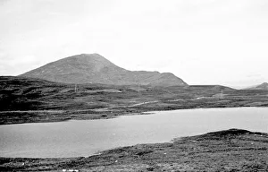 View across a mountain loch