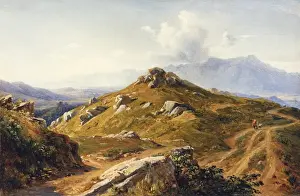 Neapolitan Prints: View of Mountains near Naples, by Andre Giroux
