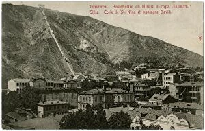Nina Collection: View of Mtatsminda Mountain, Tbilisi, Georgia