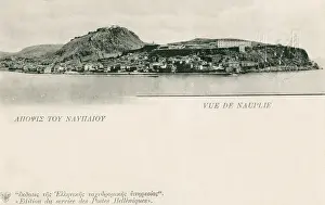 Peloponnese Prints: View of Nafplio, Greece