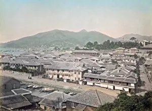 Nagasaki Prints: View of Nagasaki, Japan, circa 1880s