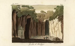 View of the Neapolitan Crypt or Crypta Neapolitana