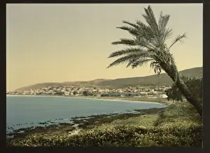 View from near foot of Mount Carmel, Chaifa, (i. e. Haifa, I