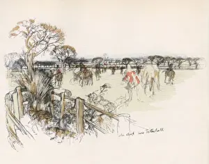 Hound Prints: View near Tattenhall, in the Cheshire Hunt area