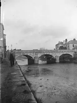 Haverfordwest Prints: View of the New Bridge, Haverfordwest, South Wales