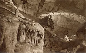 View of new caves from Niagara, Gough's Caves, Cheddar, Somerset Date: circa 1930