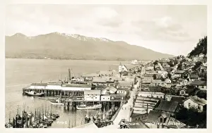 Alaska Prints: View of Newtown, Ketchikan, Alaska, USA