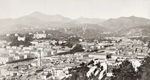 Inland Prints: View of Nice, France, looking inland