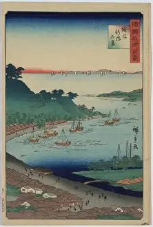 View of Niigata in Echigo Province
