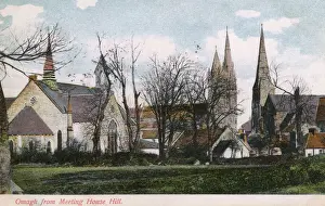 Meeting Prints: View of Omagh, Northern Ireland from Meeting House Hill
