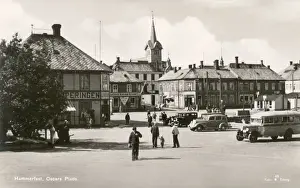 View of Oscars Plads, Hammerfest, Norway