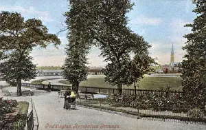 Pram Prints: View of Paddington Recreation Grounds, West London