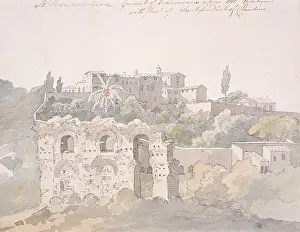 Palatine Prints: View on the Palatine Hill, Rome