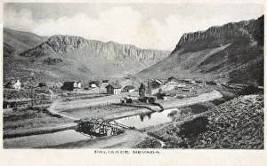 Sheer Prints: View of Palisade, Nevada, USA
