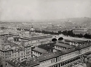 View of Paris city centre taken from Notre Dame cathedral