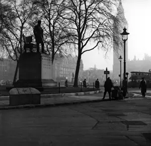 View of Parliament Square, London