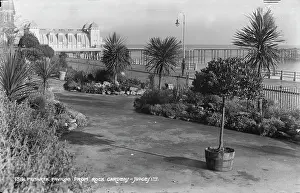 Serenity Prints: View of Penarth Pavilion from the Rock Garden