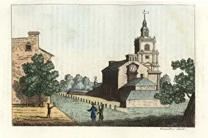 View of the Pennsylvania State House in Philadelphia, 1787