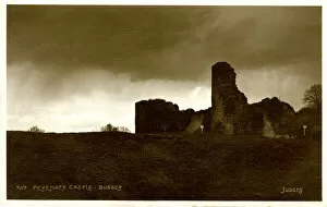 View of Pevensey Castle, Pevensey, East Sussex