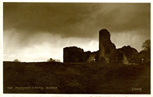 Images Dated 18th August 2017: View of Pevensey Castle, Pevensey, East Sussex