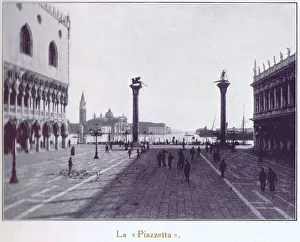 A view of the Piazzetta or Piazza San Marco, Venice, 1929