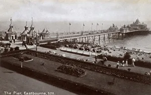 Images Dated 21st November 2019: View of the pier and promenade, Eastbourne, Sussex