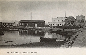 Images Dated 6th June 2017: View of the port, Mediah (Mehdya), Morocco