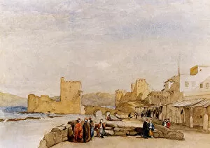 View of the Port of Rhodes, Greece 1838 Date: 1838
