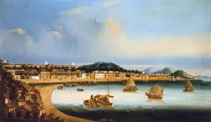 Praya Prints: View of the Praia Grande, Macau, China