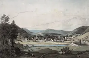 Greene Prints: View of Prattsville, Greene Co. N. Y. 1844
