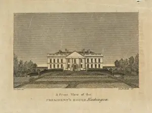 A front view of the presidents house