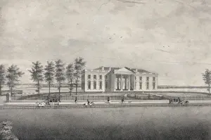 View of the presidents house. Washington, D. C