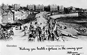 Clevedon Prints: View of the promenade, Clevedon, Somerset