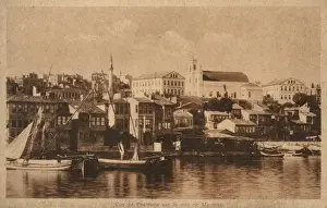 Marmara Prints: View of Psamatia on the Sea of Marmara, Turkey