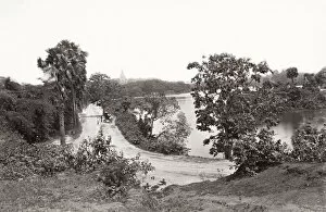 Myanmar Collection: View of Rangoon Burma, Yanyon, Myanmar
