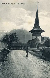 Berne Prints: View of Reichenbach, Berne, Switzerland