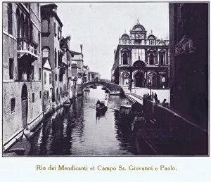 Paolo Gallery: A view of Rio dei Mendicanti and Campo Santi Giovanni