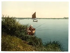 B Road Prints: View on the river, Barton Broad, England