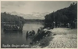 View on the River Gauja, Sigulda, Latvia