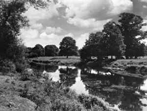 View of the River Teifi at Cenrath, Carmarthenshire, South Wales