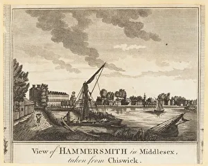 View of the River Thames at Hammersmith, 1784