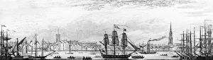 View of the River Thames at Rotherhithe, London